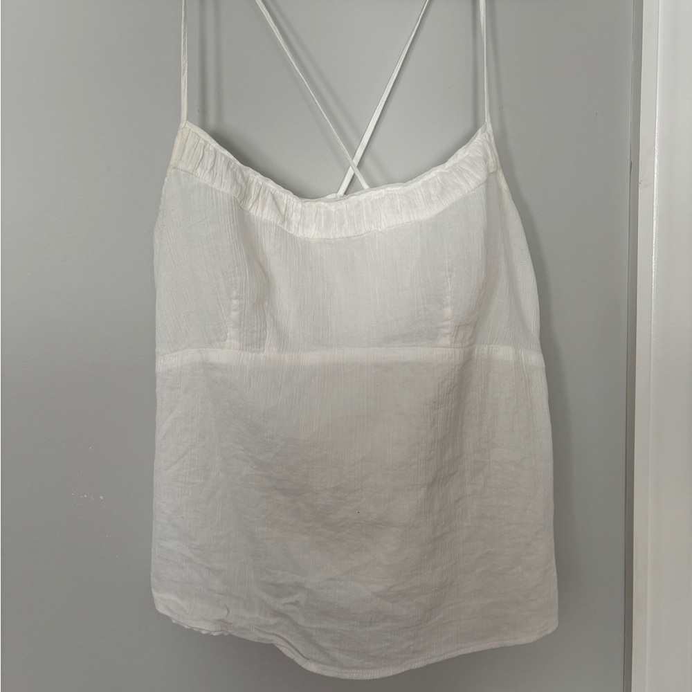 LOFT White Tank Top